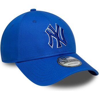 Čepice zaoblená modrá nastavitelný 9FORTY Team Outline New York Yankees MLB New Era
