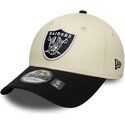 cepice-zaoblena-bezova-nastavitelny-9forty-colour-block-las-vegas-raiders-nfl-new-era