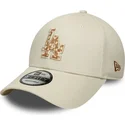 cepice-zaoblena-bezova-nastavitelny-9forty-faux-pony-infill-los-angeles-dodgers-mlb-new-era