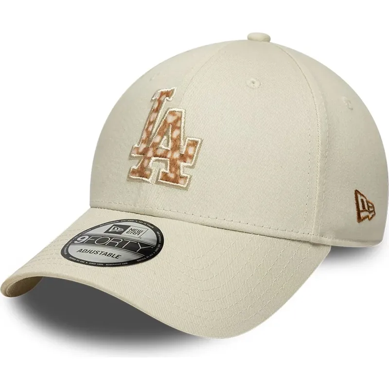 cepice-zaoblena-bezova-nastavitelny-9forty-faux-pony-infill-los-angeles-dodgers-mlb-new-era