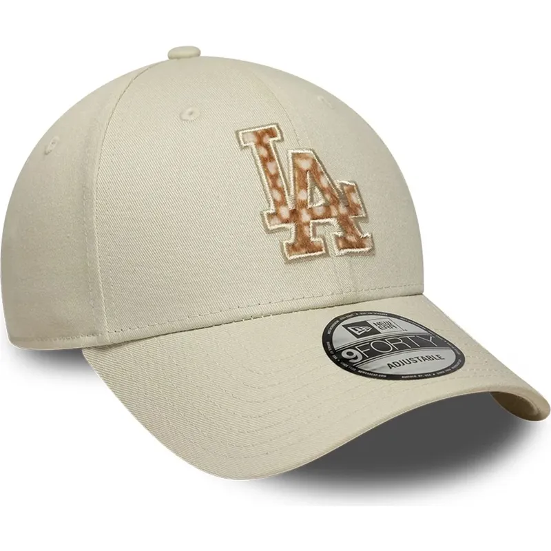 cepice-zaoblena-bezova-nastavitelny-9forty-faux-pony-infill-los-angeles-dodgers-mlb-new-era