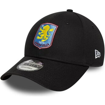 Čepice zaoblená černá nastavitelný 9FORTY Core Aston Villa Football Club Premier League New Era