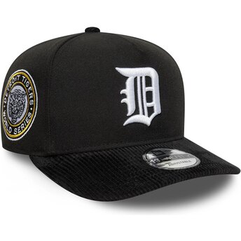 Čepice zaoblená černá snapback 19TWENTY Cooperstown Cord Detroit Tigers MLB New Era