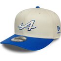 cepice-zaoblena-bezova-snapback-9seventy-stretch-snap-contrast-visor-alpine-f1-team-formula-1-new-era