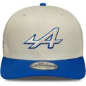 cepice-zaoblena-bezova-snapback-9seventy-stretch-snap-contrast-visor-alpine-f1-team-formula-1-new-era