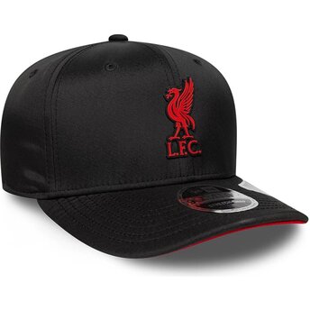 Čepice zaoblená černá snapback 9SEVENTY Stretch Snap Gradient Liverpool Football Club Premier League New Era