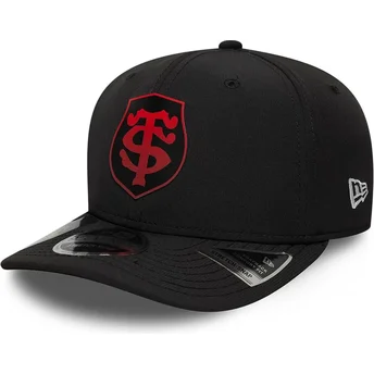 Čepice zaoblená černá snapback 9SEVENTY Stretch Snap Gradient Stade Toulousain Top 14 New Era
