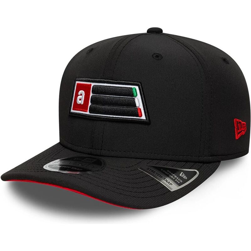 cepice-zaoblena-cerna-snapback-9seventy-stretch-snap-patch-aprilia-piaggio-new-era