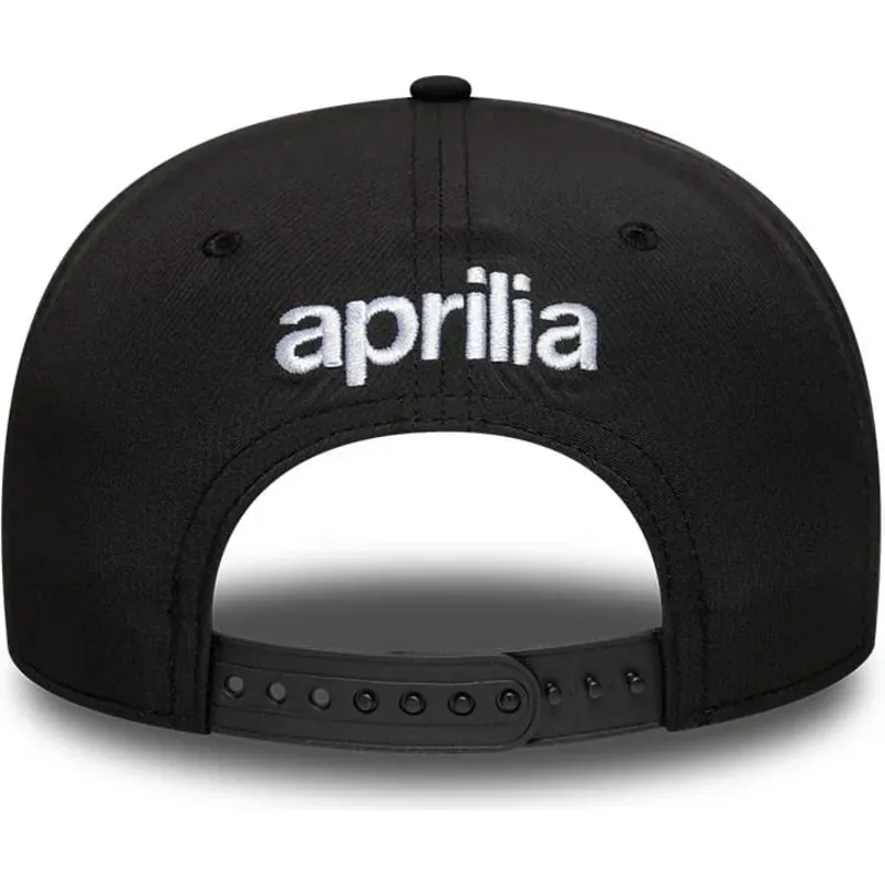 cepice-zaoblena-cerna-snapback-9seventy-stretch-snap-patch-aprilia-piaggio-new-era