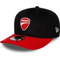 cepice-zaoblena-cerna-snapback-9seventy-stretch-snap-contrast-visor-ducati-motor-motogp-new-era