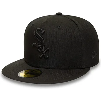 Čepice rovná černá přiléhavá 59FIFTY Chicago White Sox MLB New Era