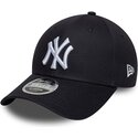 cepice-zaoblena-namornicka-modra-snapback-9forty-m-crown-side-script-new-york-yankees-mlb-new-era