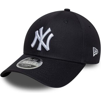 Čepice zaoblená námořnická modrá snapback 9FORTY M-Crown Side Script New York Yankees MLB New Era