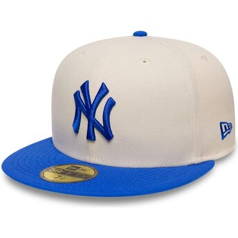 Čepice rovná béžová přiléhavá 59FIFTY League Essential New York Yankees MLB New Era