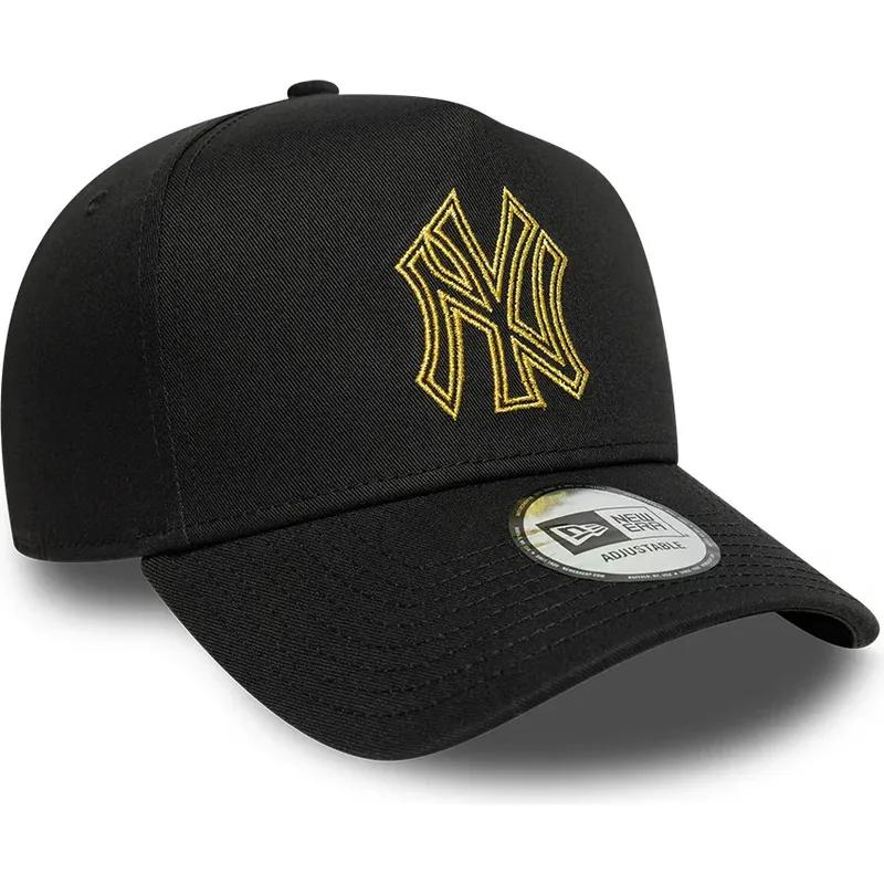 cepice-zaoblena-cerna-snapback-dorado-e-frame-metallic-outline-new-york-yankees-mlb-new-era