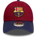 cepice-zaoblena-cervena-nastavitelny-9forty-contrast-fc-barcelona-laliga-new-era