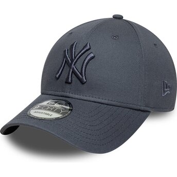 Čepice zaoblená šedá nastavitelný 9FORTY League Essential New York Yankees MLB New Era