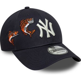 Čepice zaoblená námořnická modrá nastavitelný 9FORTY Outdoor Icon New York Yankees MLB New Era