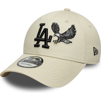 Čepice zaoblená béžová nastavitelný 9FORTY Outdoor Icon Los Angeles Dodgers MLB New Era