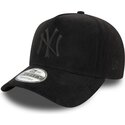 cepice-zaoblena-cerna-snapback-e-frame-faux-suede-new-york-yankees-mlb-new-era