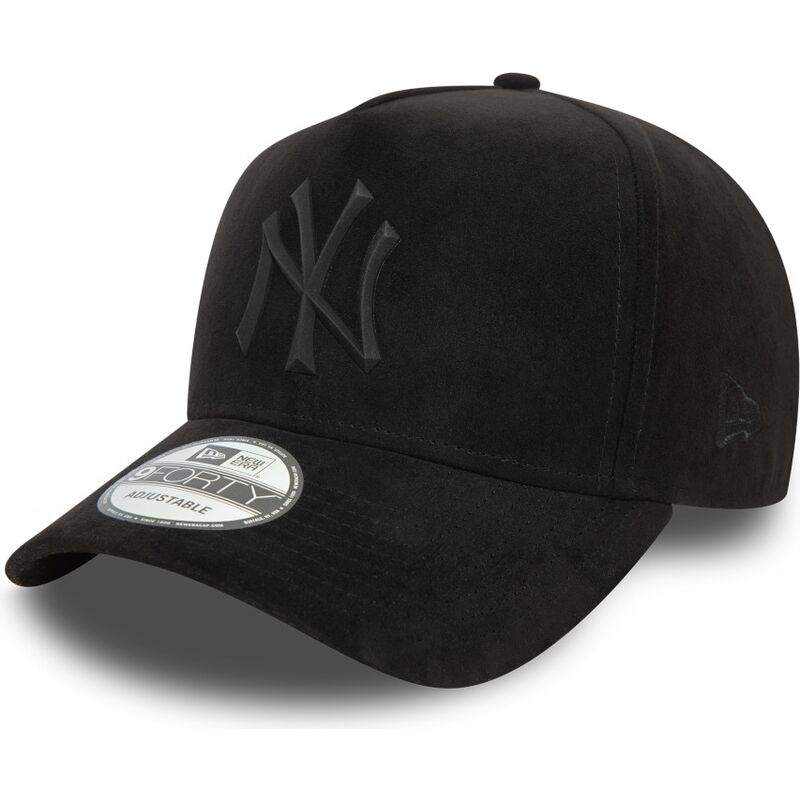 cepice-zaoblena-cerna-snapback-e-frame-faux-suede-new-york-yankees-mlb-new-era