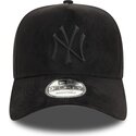 cepice-zaoblena-cerna-snapback-e-frame-faux-suede-new-york-yankees-mlb-new-era