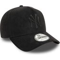 cepice-zaoblena-cerna-snapback-e-frame-faux-suede-new-york-yankees-mlb-new-era