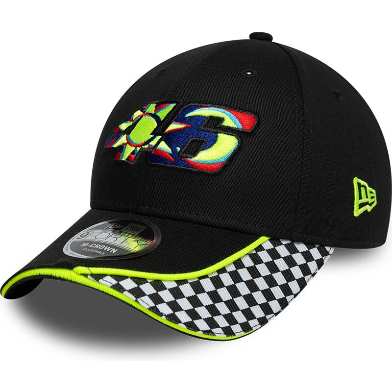 cepice-zaoblena-cerna-nastavitelny-9forty-m-crown-check-valentino-rossi-vr46-motogp-new-era cepice-zaoblena-cerna-nastavitelny-9forty-m-crown-check-valentino-rossi-vr46-motogp-new-era