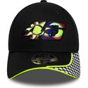 cepice-zaoblena-cerna-nastavitelny-9forty-m-crown-check-valentino-rossi-vr46-motogp-new-era