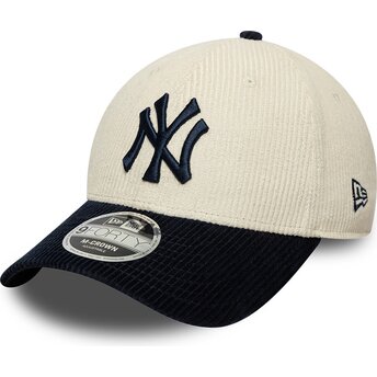 Čepice zaoblená béžová nastavitelný 9FORTY M-Crown Cord New York Yankees MLB New Era