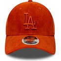 cepice-zaoblena-oranzova-nastavitelny-9forty-m-crown-cord-los-angeles-dodgers-mlb-new-era