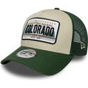cepice-zaoblena-zelena-snapback-a-frame-license-plate-colorado-new-era