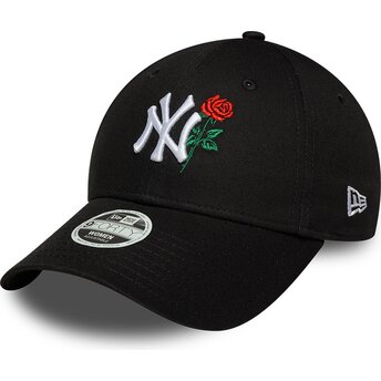 Čepice zaoblená černá nastavitelný 9FORTY Flower Icon New York Yankees MLB New Era