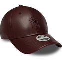 cepice-zaoblena-hneda-snapback-9forty-m-crown-pu-diamante-new-york-yankees-mlb-new-era