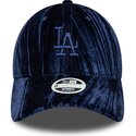 cepice-zaoblena-namornicka-modra-nastavitelny-9twenty-velour-los-angeles-dodgers-mlb-new-era