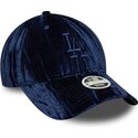 cepice-zaoblena-namornicka-modra-nastavitelny-9twenty-velour-los-angeles-dodgers-mlb-new-era
