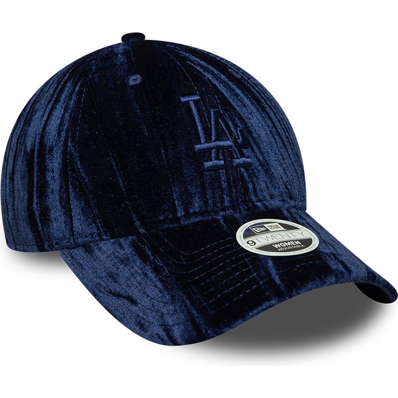 cepice-zaoblena-namornicka-modra-nastavitelny-9twenty-velour-los-angeles-dodgers-mlb-new-era