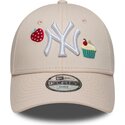 cepice-zaoblena-ruzova-nastavitelny-pro-deti-9forty-food-icon-cupcake-new-york-yankees-mlb-new-era