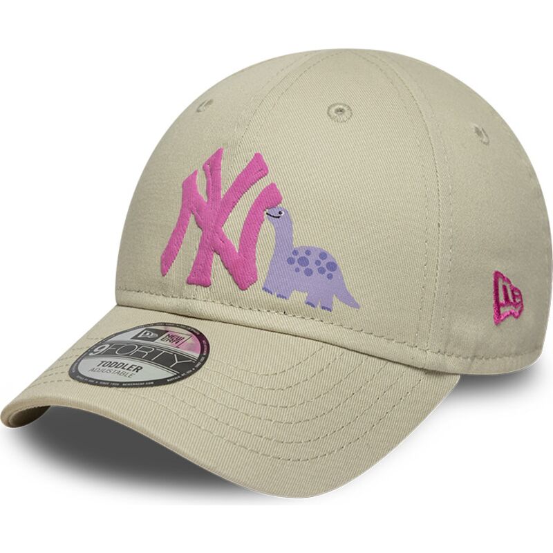 cepice-zaoblena-bezova-nastavitelny-pro-deti-rosa-9forty-dino-icon-new-york-yankees-mlb-new-era