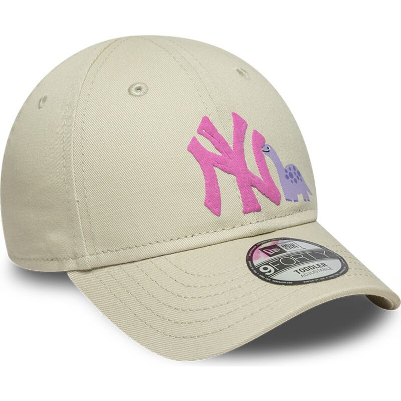 cepice-zaoblena-bezova-nastavitelny-pro-deti-rosa-9forty-dino-icon-new-york-yankees-mlb-new-era