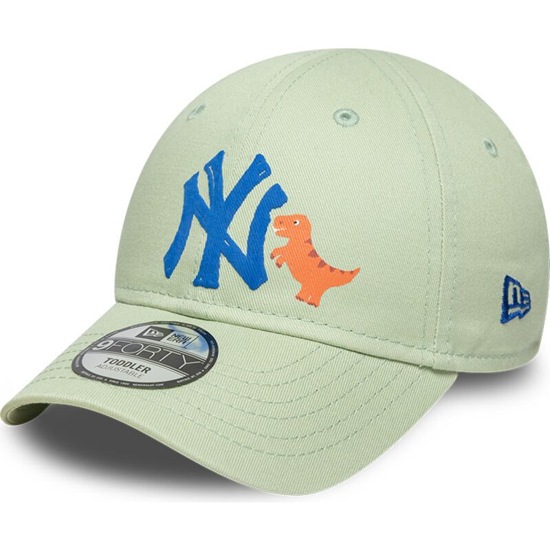 cepice-zaoblena-zelena-nastavitelny-pro-deti-9forty-dino-icon-new-york-yankees-mlb-new-era