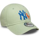cepice-zaoblena-zelena-nastavitelny-pro-deti-9forty-dino-icon-new-york-yankees-mlb-new-era