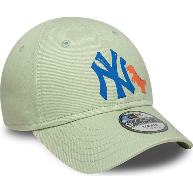 cepice-zaoblena-zelena-nastavitelny-pro-deti-9forty-dino-icon-new-york-yankees-mlb-new-era