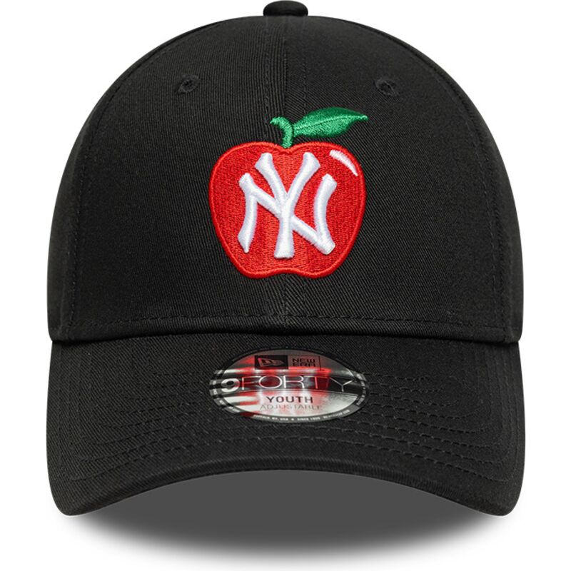 cepice-zaoblena-cerna-nastavitelny-pro-deti-9forty-fruit-icon-apple-new-york-yankees-mlb-new-era