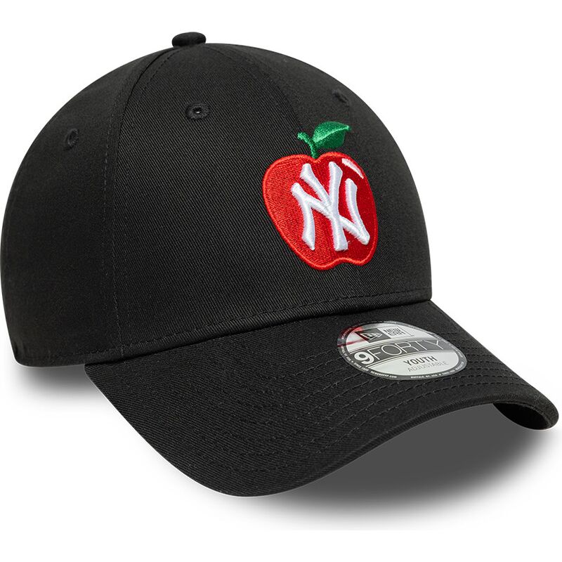 cepice-zaoblena-cerna-nastavitelny-pro-deti-9forty-fruit-icon-apple-new-york-yankees-mlb-new-era