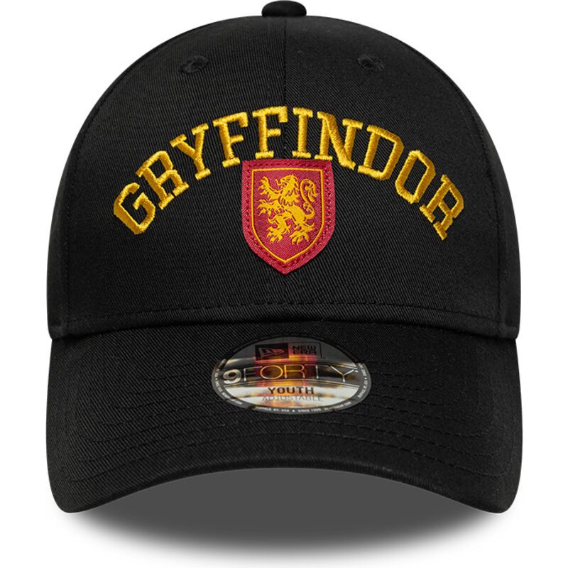 cepice-zaoblena-cerna-snapback-pro-deti-9forty-wordmark-gryffindor-harry-potter-new-era
