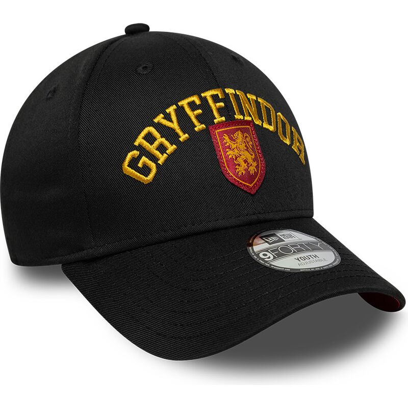 cepice-zaoblena-cerna-snapback-pro-deti-9forty-wordmark-gryffindor-harry-potter-new-era