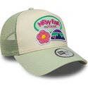 cepice-zaoblena-zelena-snapback-pro-deti-a-frame-outdoor-new-era