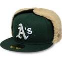 cepice-rovna-zelena-prilehava-59fifty-dogear-world-series-oakland-athletics-mlb-new-era