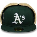 cepice-rovna-zelena-prilehava-59fifty-dogear-world-series-oakland-athletics-mlb-new-era